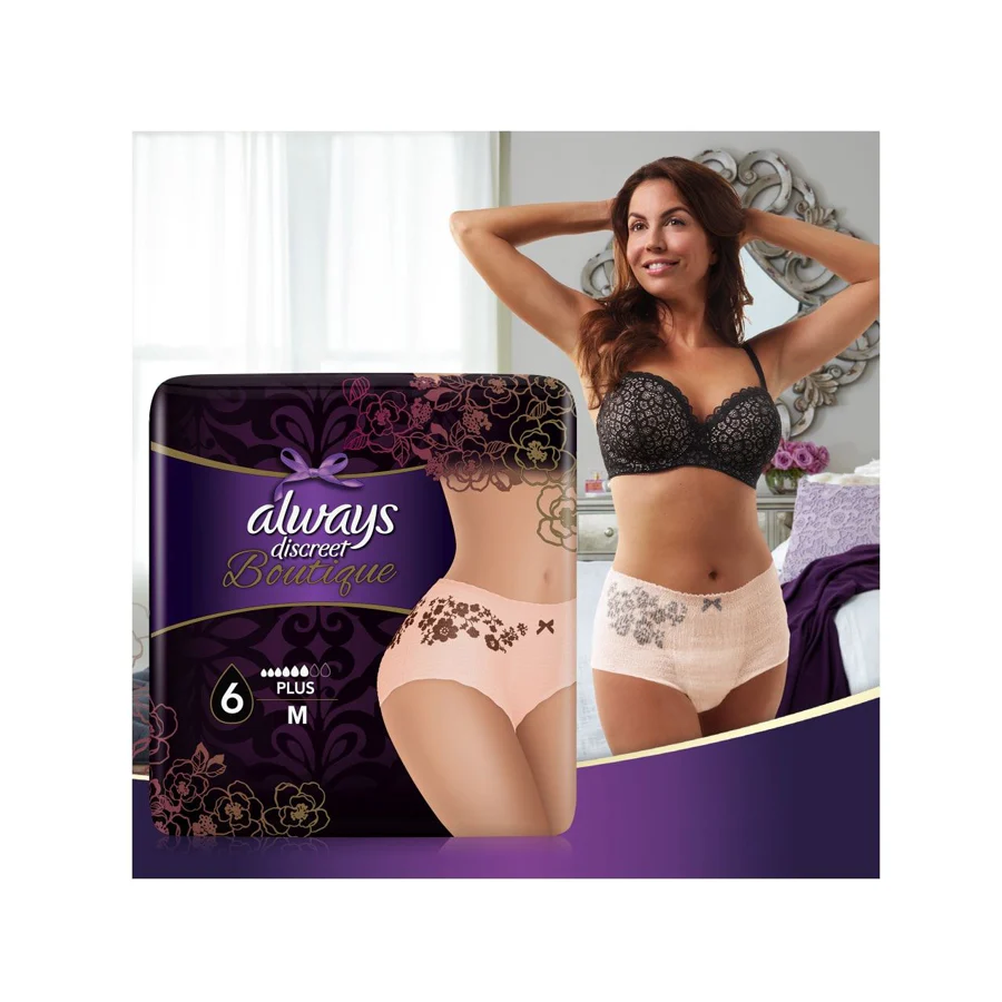 Always Discreet Boutique Pants Plus: Medium (9 Pack) - Image 3