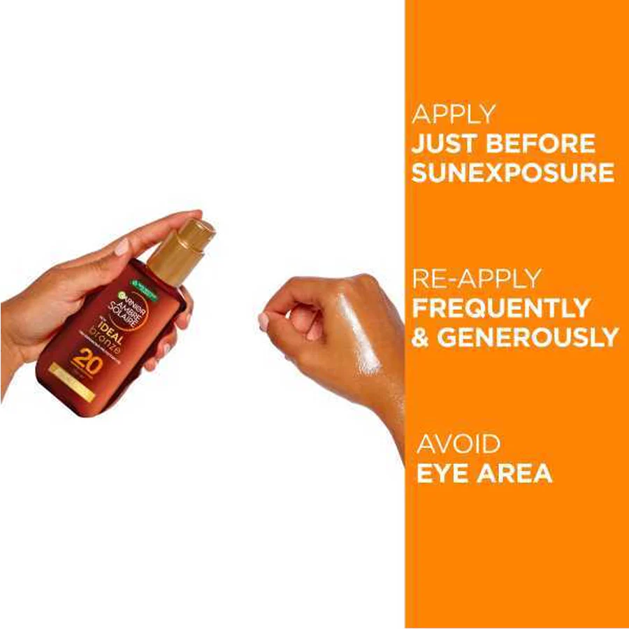 Ambre Solaire Ideal Bronze Protective Oil Spray SPF 20+ 150ml - Image 2