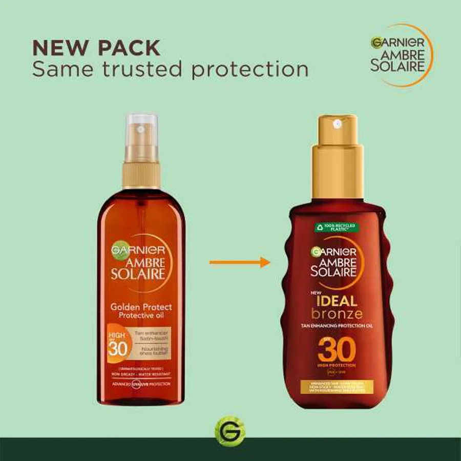 Ambre Solaire Ideal Bronze Protective Oil Spray SPF 30 150ml - Image 2