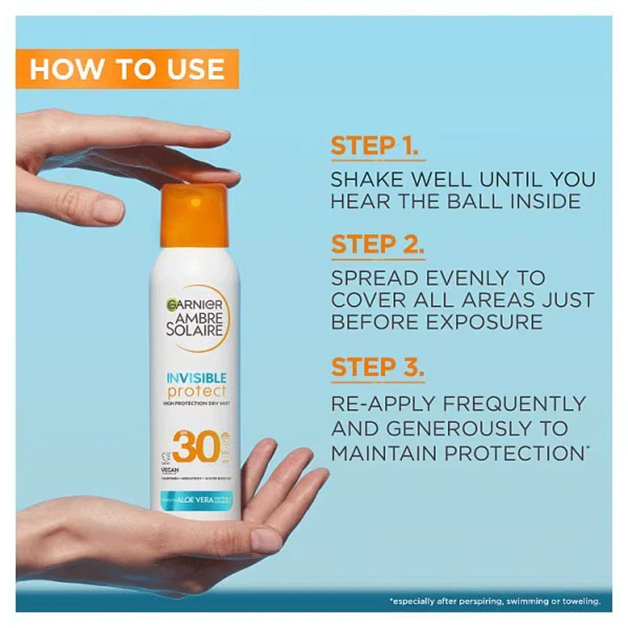 Ambre Solaire Invisible Protect Mist SPF 30+ 150ml - Image 2