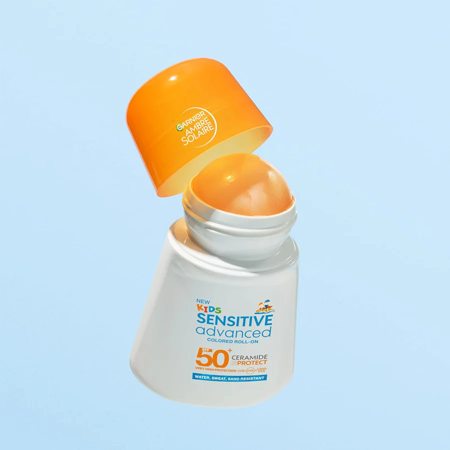 Ambre Solaire Kids Sensitive Advanced Coloured Roll-On SPF 50+ 50ml - Image 2