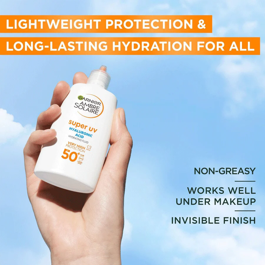 Ambre Solaire Hyaluronic Acid Facial SPF50+ Fluid 40ml - Image 2