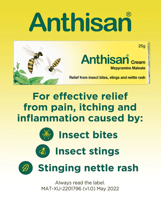 Anthisan Bite and Sting Cream 20g - Image 3