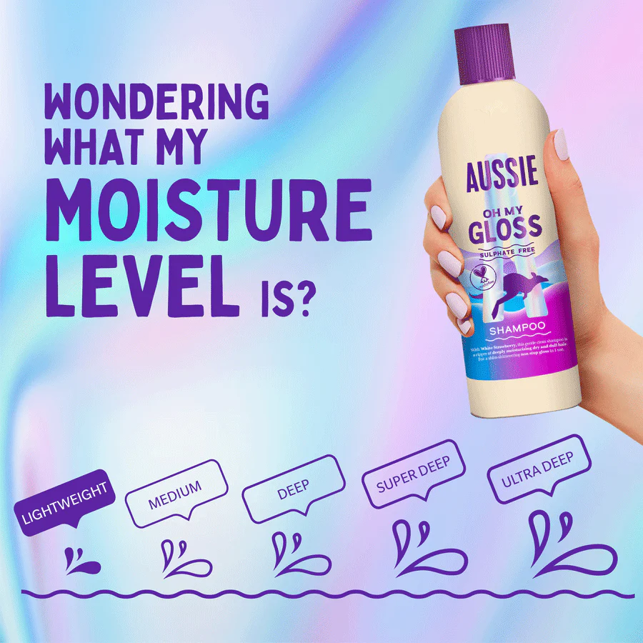Aussie Oh My Gloss Shampoo 300ml - Image 2