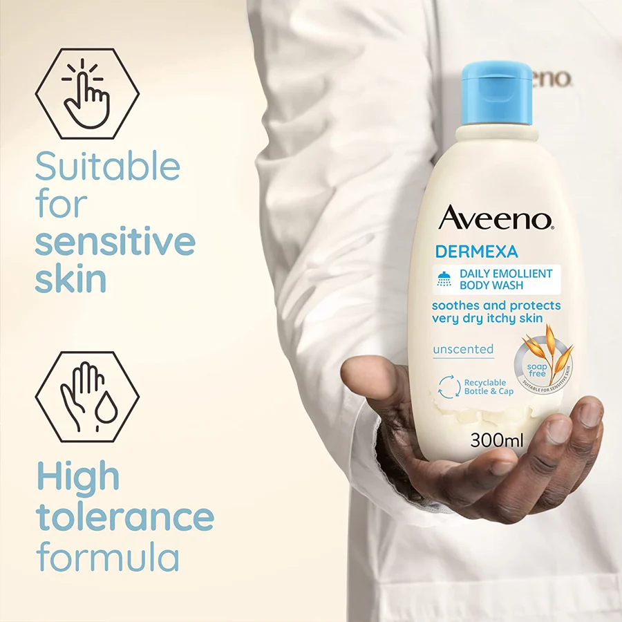 Aveeno Dermexa Bodywash 300ml - Image 3