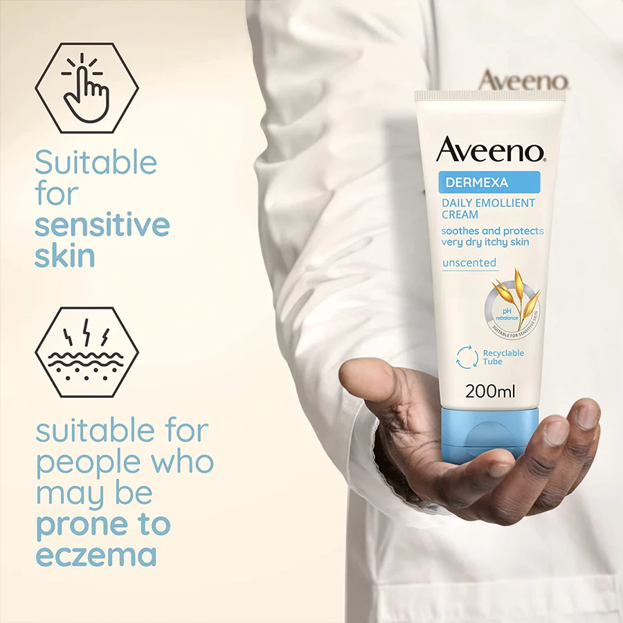Aveeno Dermexa Emollient Cream 200ml - Image 3