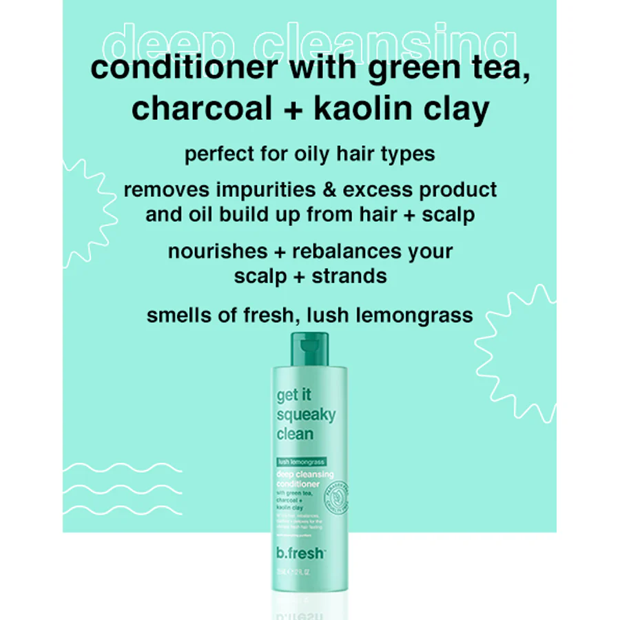 b.fresh Get It Squeaky Clean Deep Conditioner 355ml - Image 3