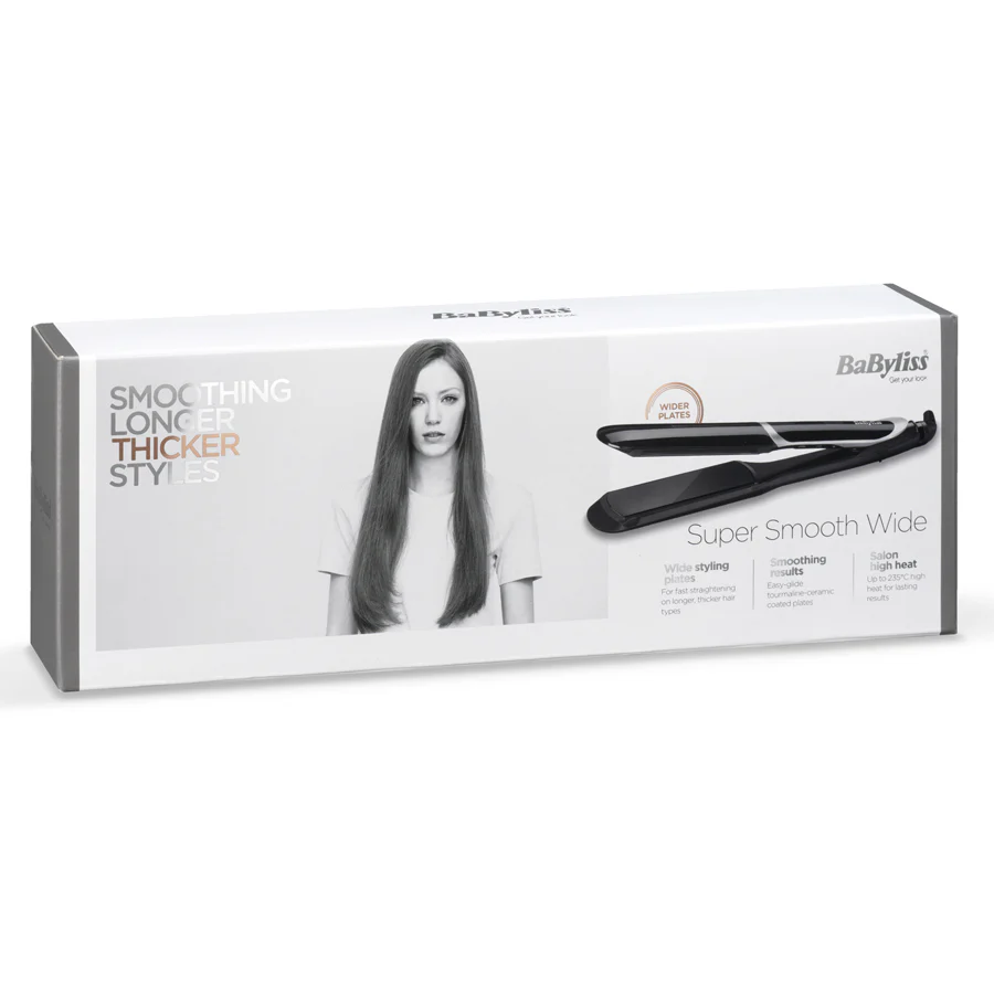 BaByliss Super Smooth Wide Hair Straightener 2597U - Image 3