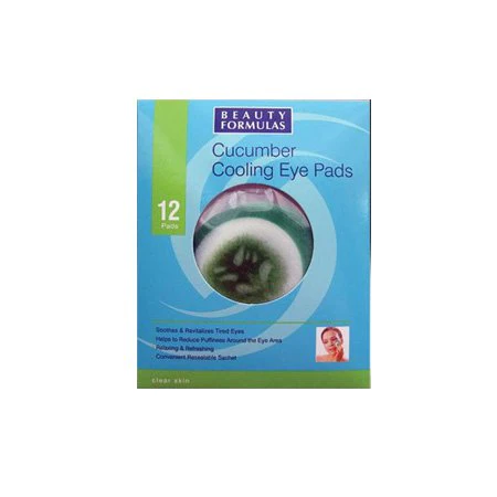 Beauty Formulas Cucumber Eye Pads (12 Pack)
