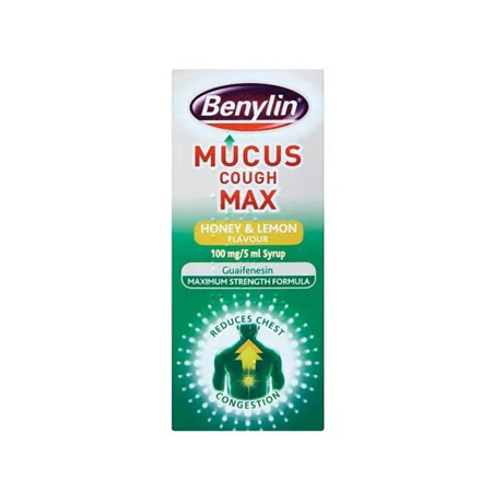 Benylin Mucus Cough Max Syrup Honey & Lemon 150ml