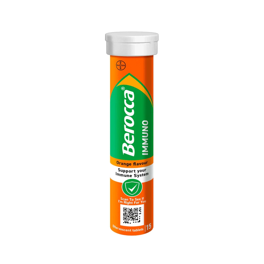 Berocca Immuno Effervescent Tablets (15 Tablets)