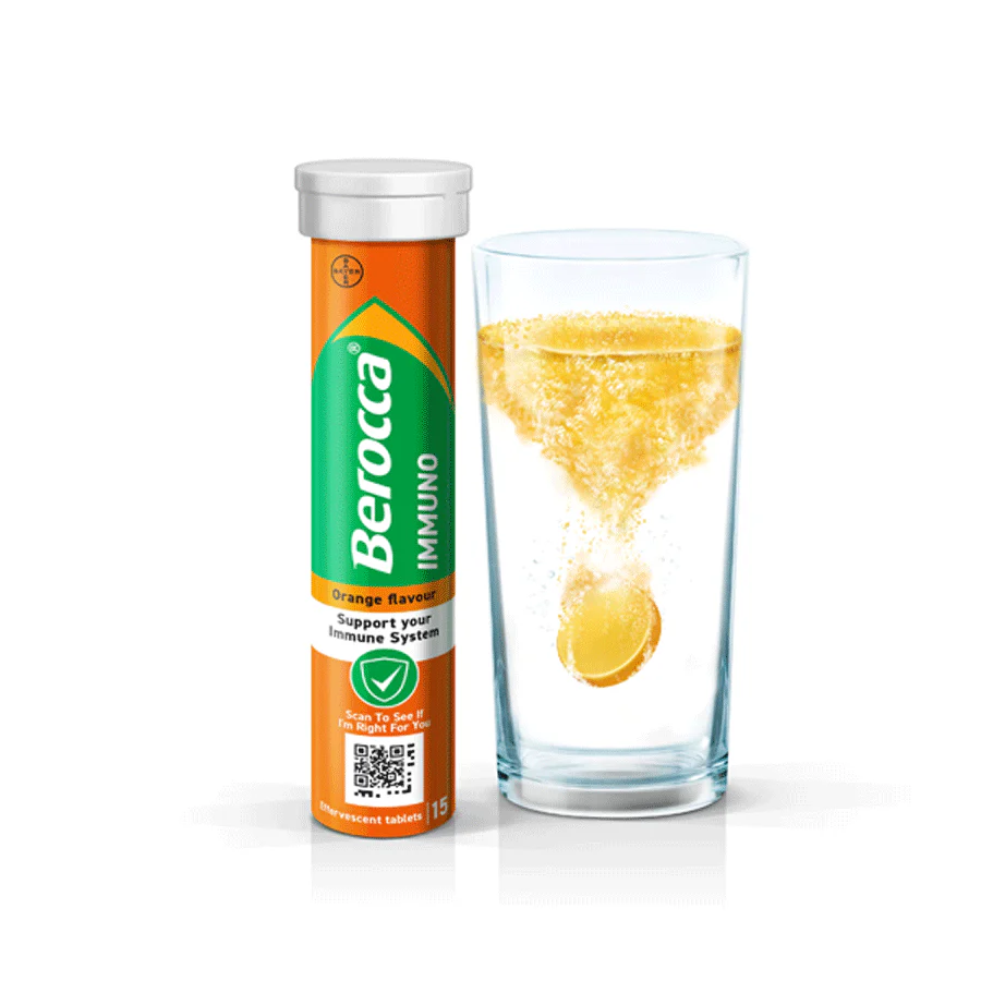 Berocca Immuno Effervescent Tablets (15 Tablets) - Image 2