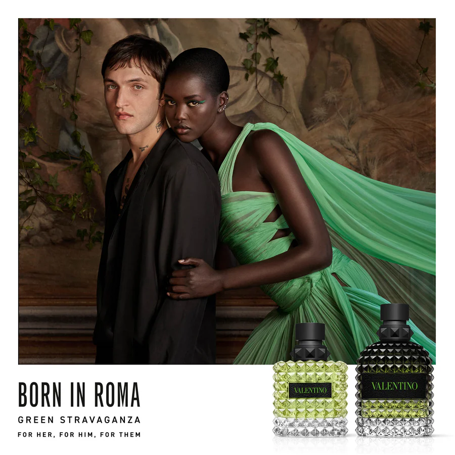 Valentino Born In Roma Green Stravaganza Uomo Eau De Toilette For Him 50ml - Image 4