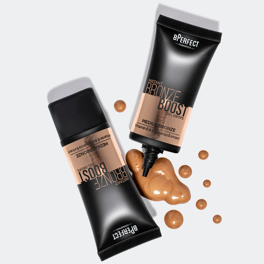 BPerfect Cosmetics Instant Bronze Boost Shimmer Gel Drops (Light-Medium) 30ml - Image 3