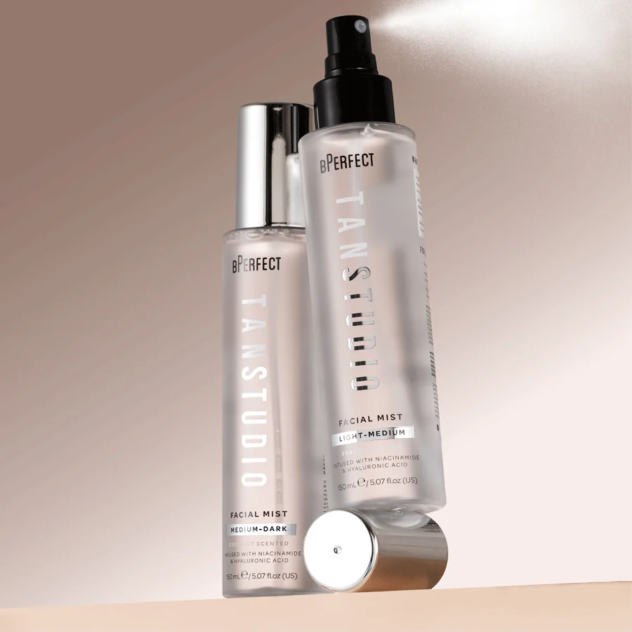 BPerfect Cosmetics Tan Studio - Facial Tanning Mist Medium/Dark 150ml - Image 2