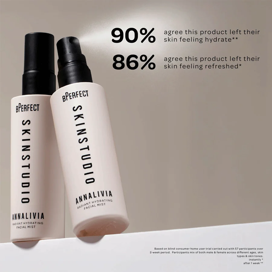 BPerfect Cosmetics x Annalivia - Radiant Hydrating Facial Mist 100ml - Image 3