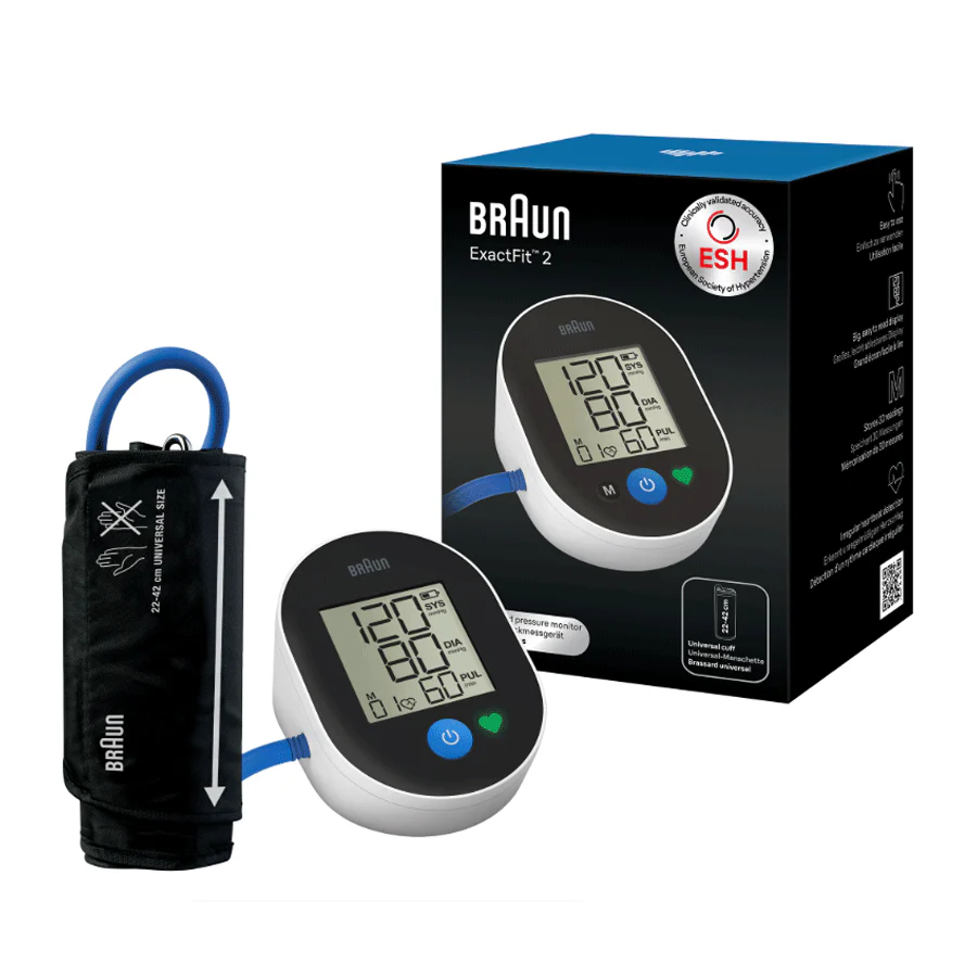 Braun ExactFit 2 Upper Arm Blood Pressure Monitor - BUA4050EU