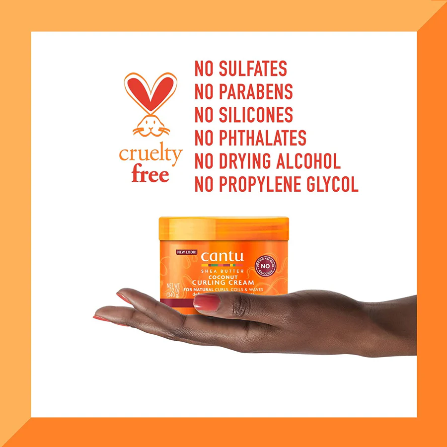 Cantu Shea Butter Coconut Curling Cream 340g - Image 4