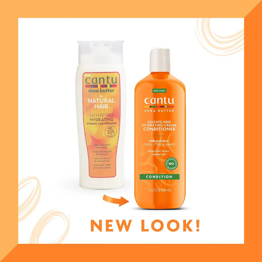 Cantu Shea Butter Sulfate-Free Hydrating Cream Conditioner 400ml - Image 2