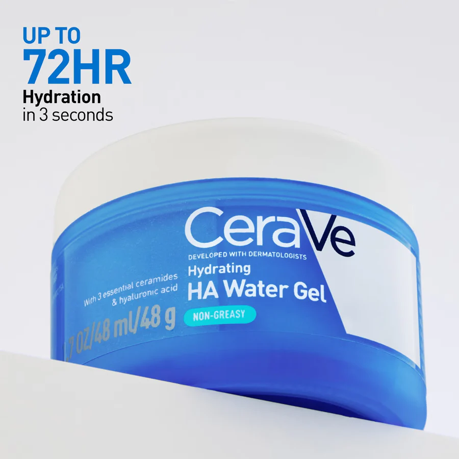 CeraVe Hydrating HA Gel-Cream Moisturiser 48ml - Image 3