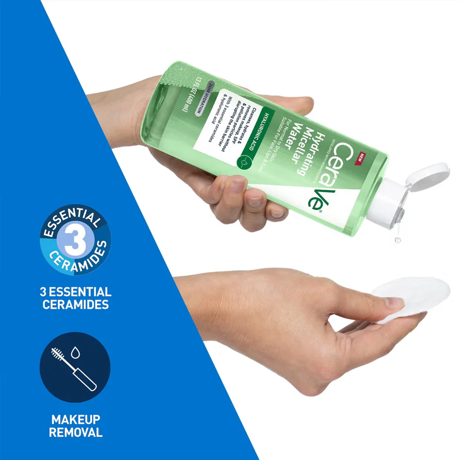 CeraVe Hydrating Micellar Water 400ml - Image 3