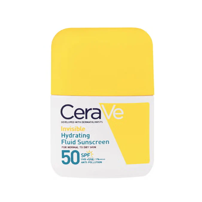 CeraVe Invisible Hydrating Fluid Sunscreen for Face & Neck SPF50 50ml