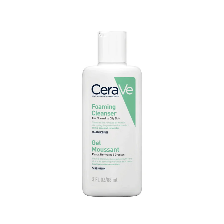 CeraVe Travel Size Foaming Cleanser for Oily Skin 88ml