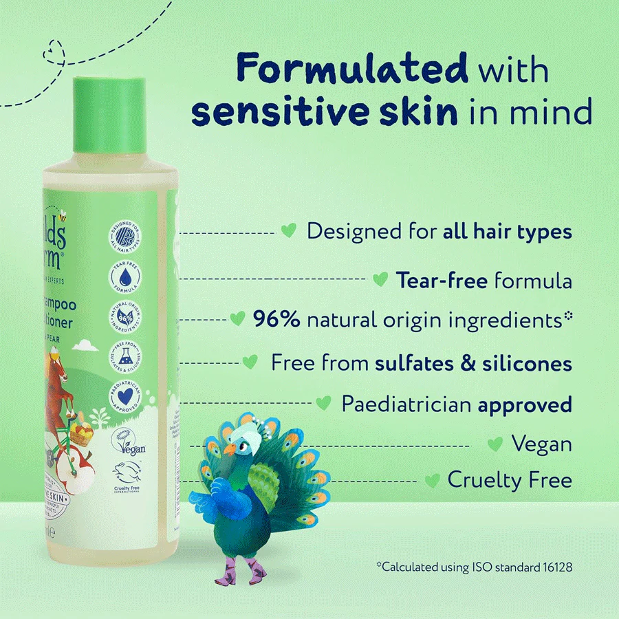 Childs Farm 2 in 1 Shampoo and Conditioner Apple and Pear 250ml - Image 4