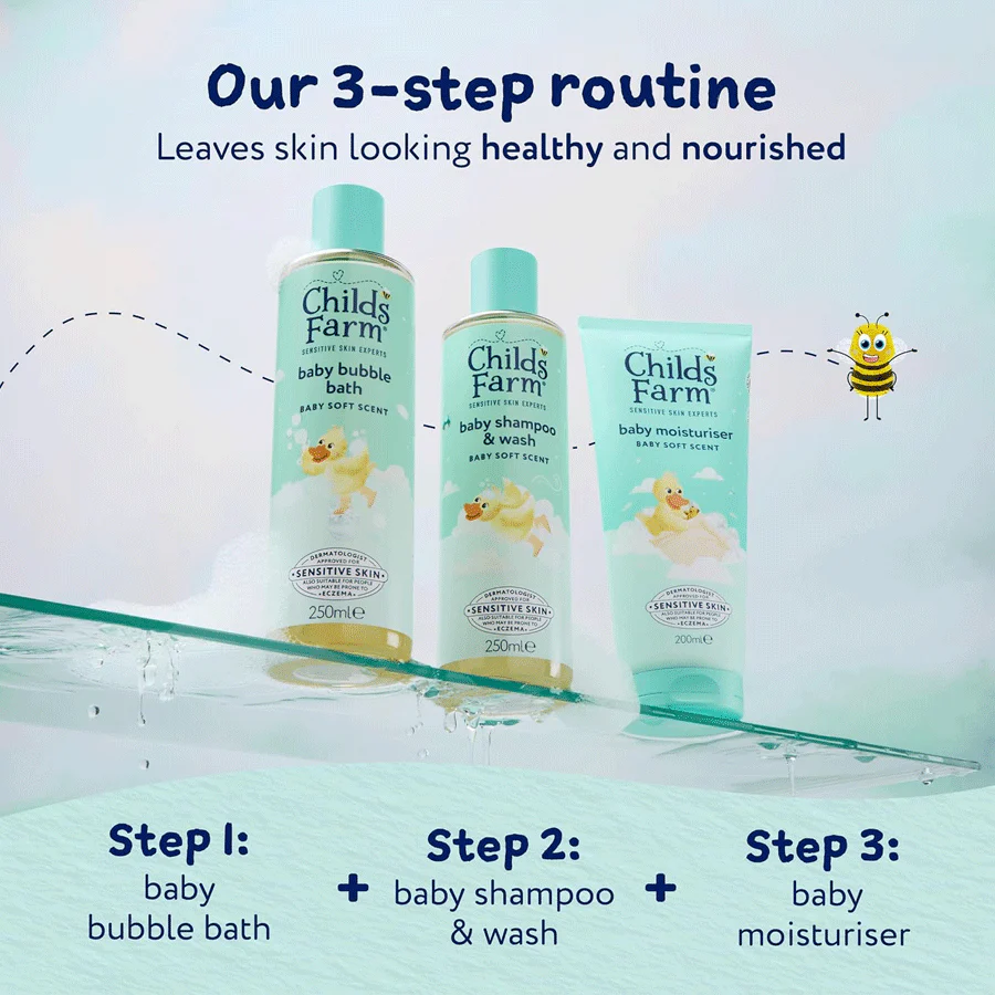 Childs Farm Baby Bubble Bath Baby Soft Scent 250ml - Image 5