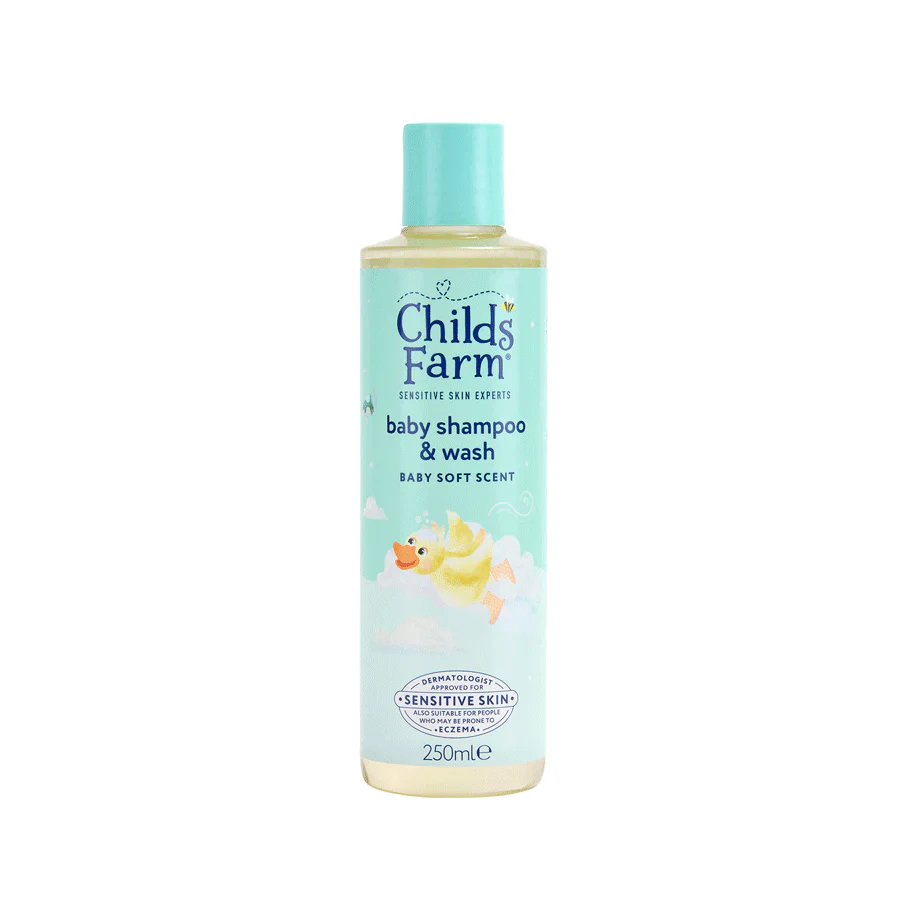 Childs Farm Baby Shampoo & Body Wash Baby Soft Scent 250ml