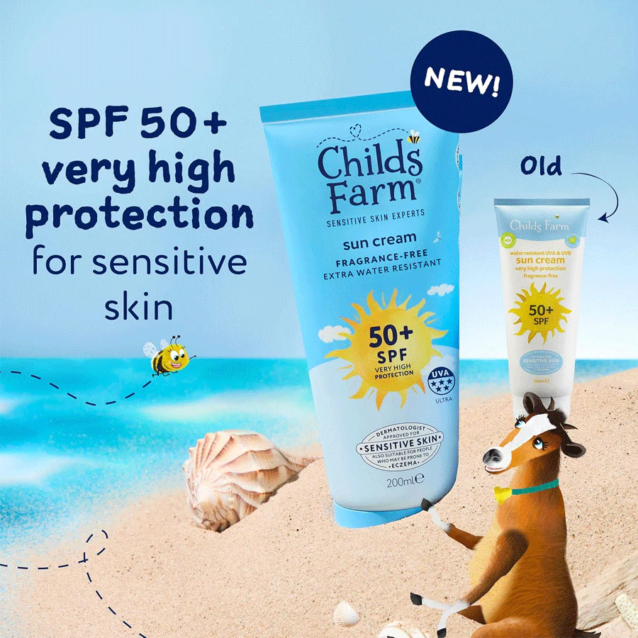 Childs Farm Fragrance Free Sensitive Sunscreen for Kids SPF 50+ 200ml - Image 2