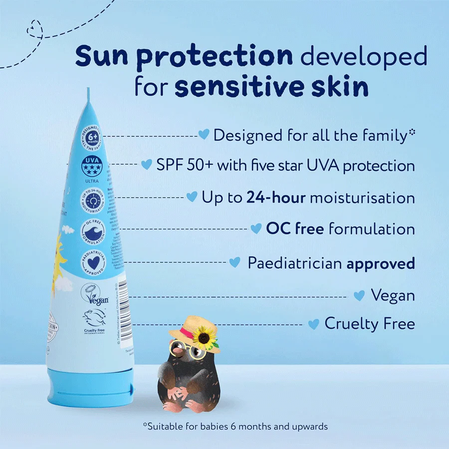 Childs Farm Fragrance Free Sensitive Sunscreen for Kids SPF 50+ 200ml - Image 4