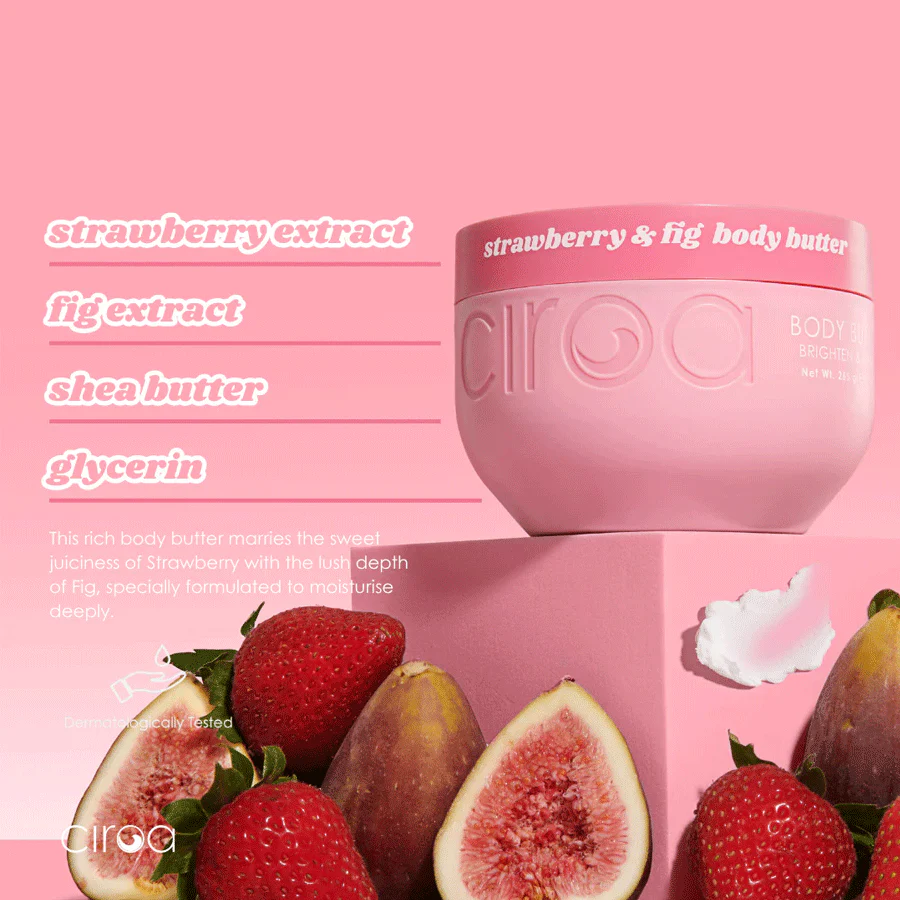 Ciroa Strawberry & Fig Body Butter 265g - Image 3