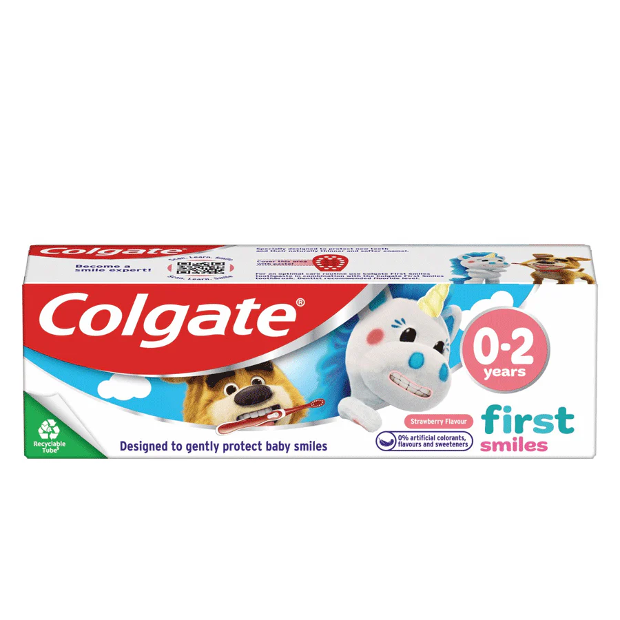 Colgate Kids First Smiles 0-2 years Strawberry Toothpaste 50ml