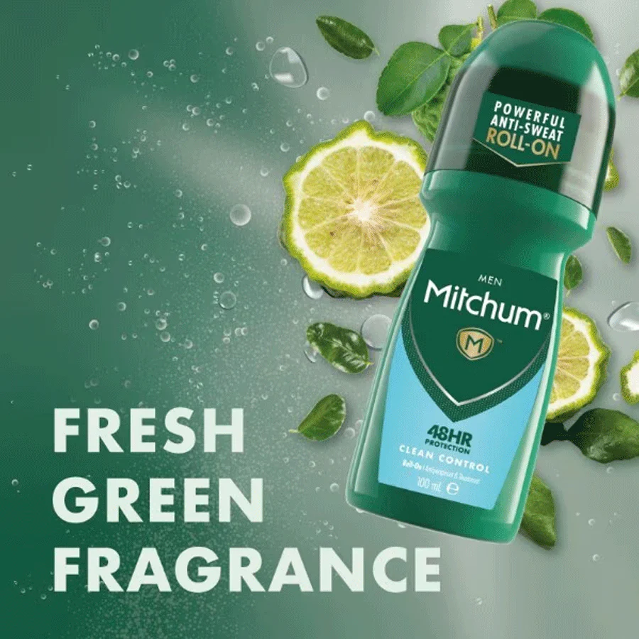 Mitchum Clean Control Roll On Men 100ml - Image 2