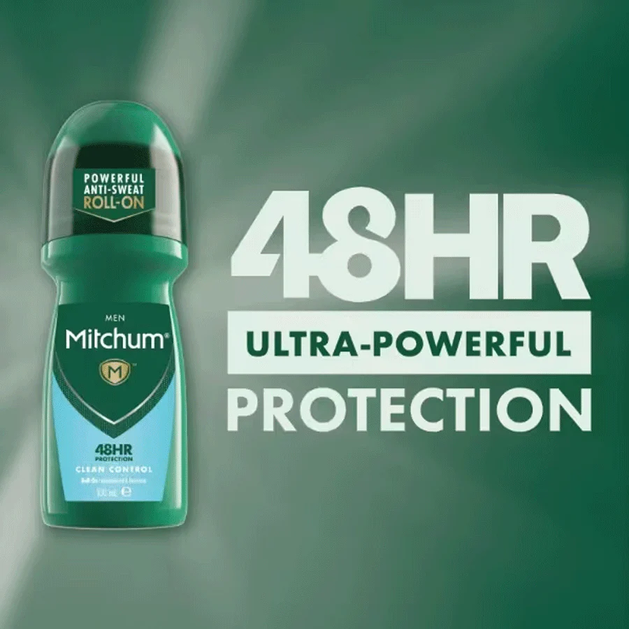 Mitchum Clean Control Roll On Men 100ml - Image 3