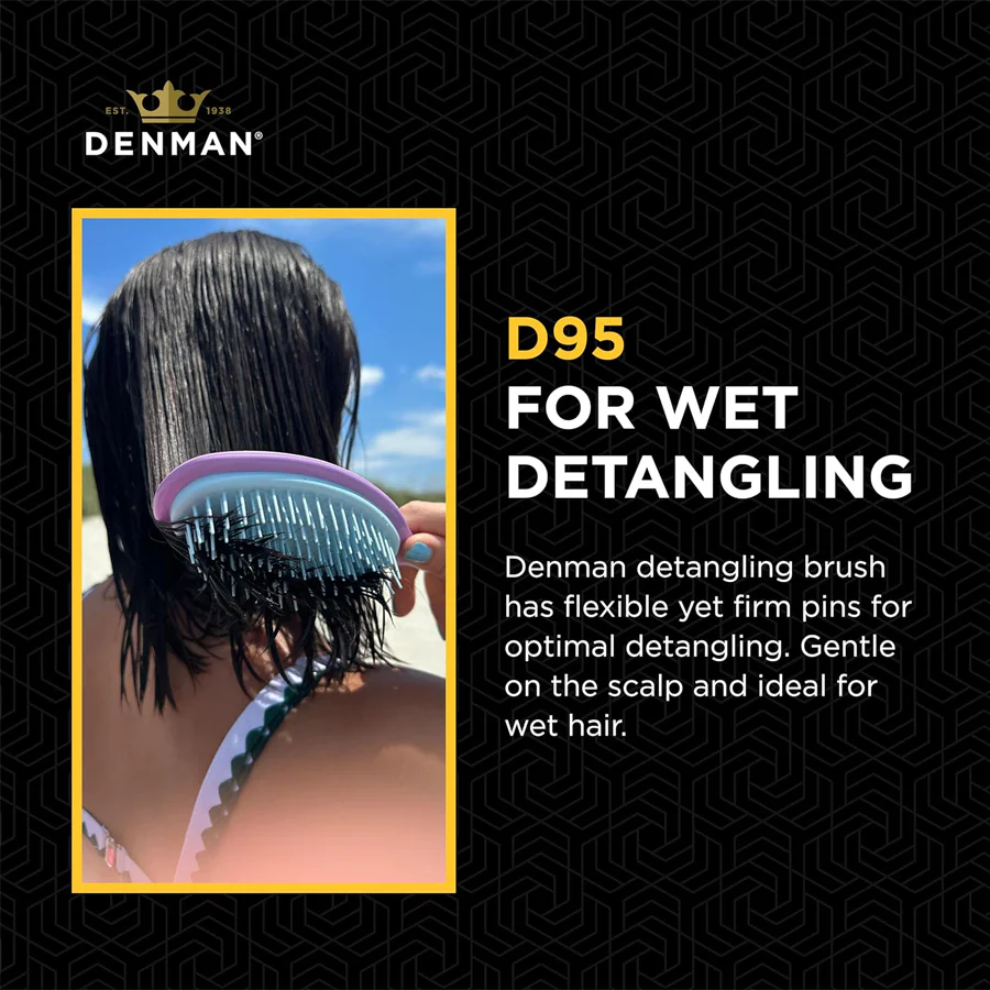 Denman D95 Pink Crush Detangler - Image 3