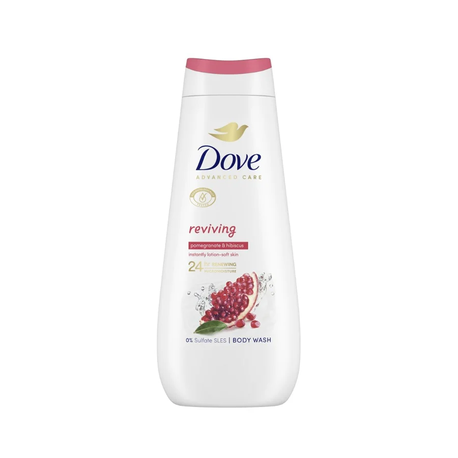Dove Advanced Care Reviving Pomegranate & Hibiscus Body Wash 225ml