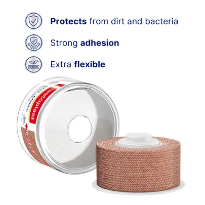 Elastoplast Elastic Fabric Roll Plaster (2.5cm x 3cm) - Image 2
