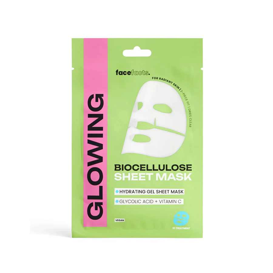 Face Facts Glowing Biocellulose Sheet Mask