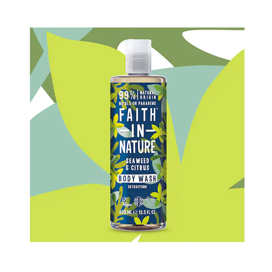 Faith in Nature Seaweed & Citrus Body Wash 400ml - Image 2