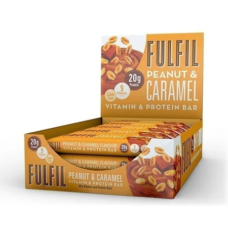 Fulfil Vitamin & Protein Bar - Peanut & Caramel (55g bars)