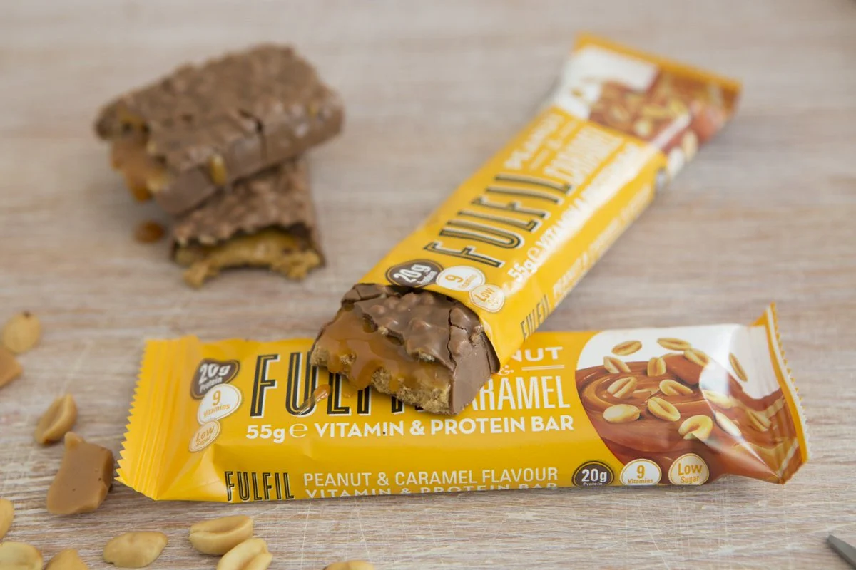 Fulfil Vitamin & Protein Bar - Peanut & Caramel (55g bars) - Image 3