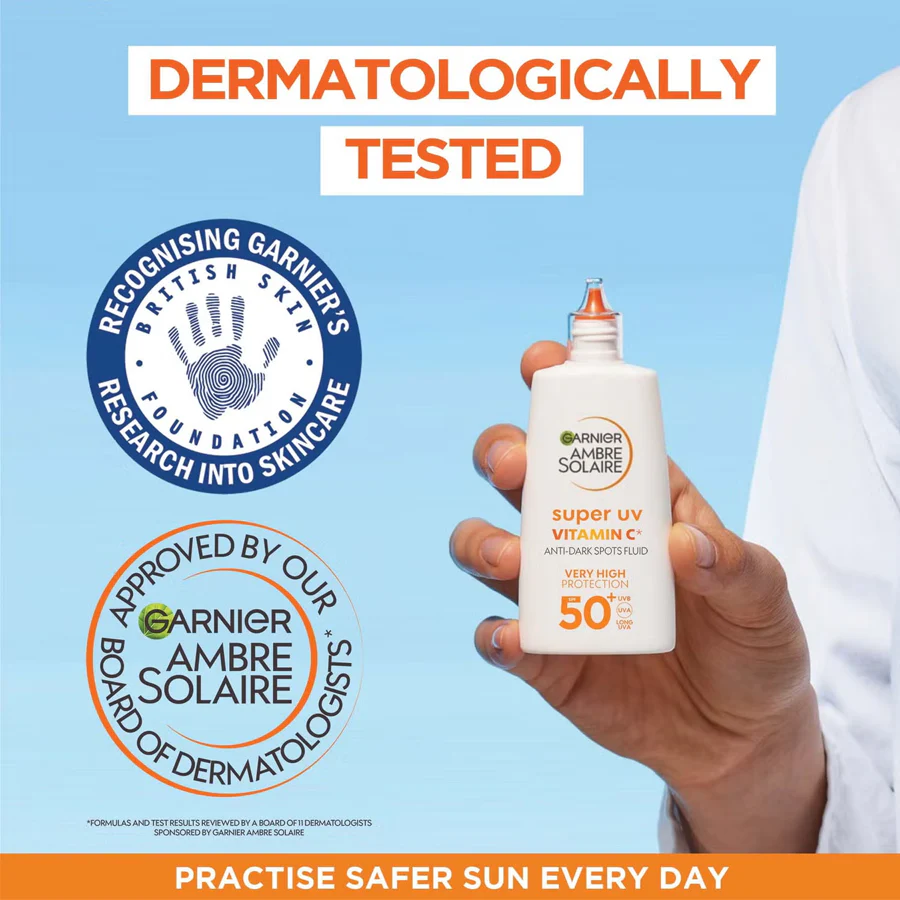 Ambre Solaire Super UV Vitamin C Facial Fluid SPF 50+ 40ml - Image 5