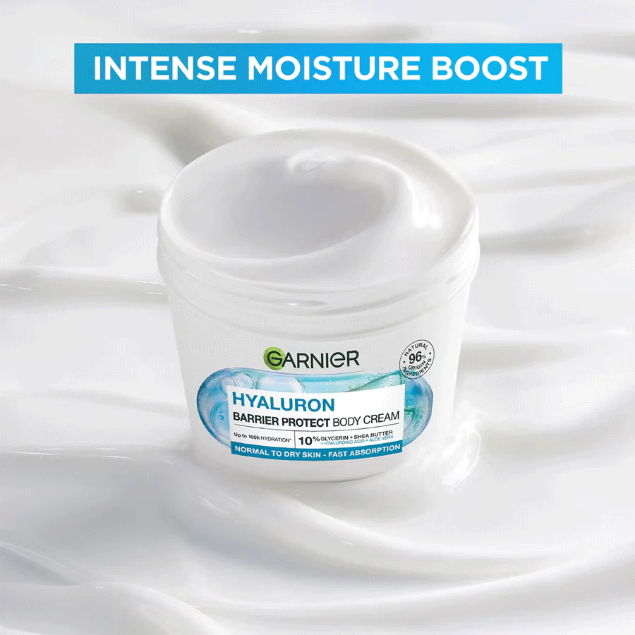 Garnier Hyaluron Barrier Protect Body Cream with Aloe Vera 380ml - Image 5