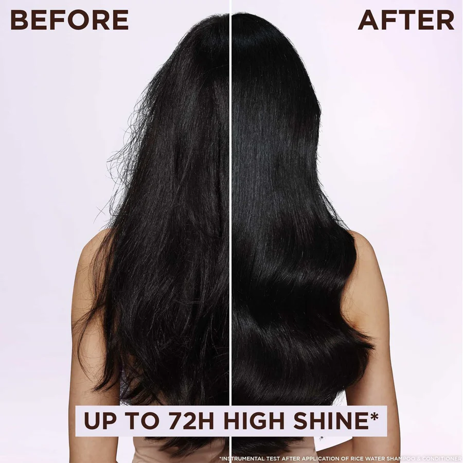 Garnier Ultimate Blends Smooth & Shine Rice Water Conditioner 250ml - Image 5