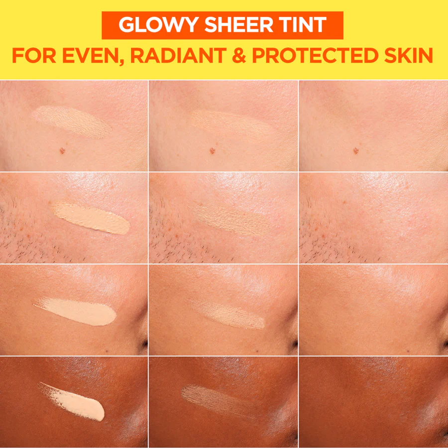 Garnier Vitamin C Daily UV Brightening Fluid Sheer Glow SPF50+ for All Skin Types 40ml - Image 3