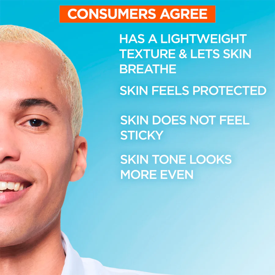 Garnier Vitamin C Daily UV Brightening Fluid Sheer Glow SPF50+ for All Skin Types 40ml - Image 4
