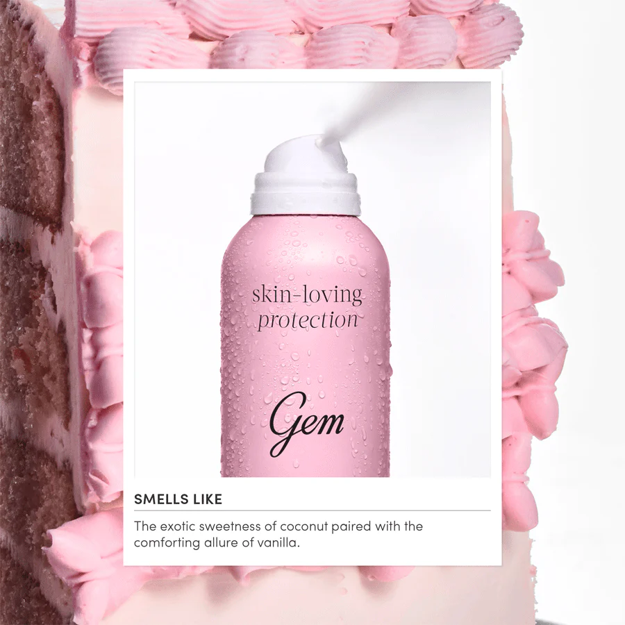Gem Skin-Loving Antiperspirant Deodorant Coconut Vanilla 207ml - Image 3