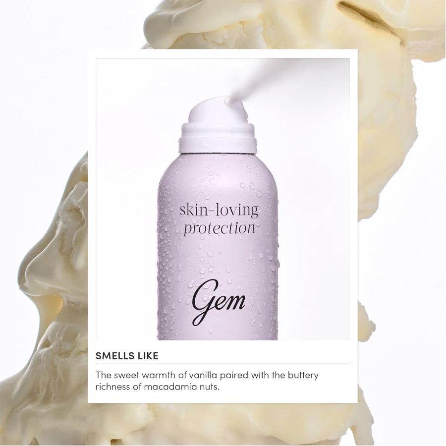 Gem Skin-Loving Antiperspirant Deodorant Vanilla Macadamia 207ml - Image 3
